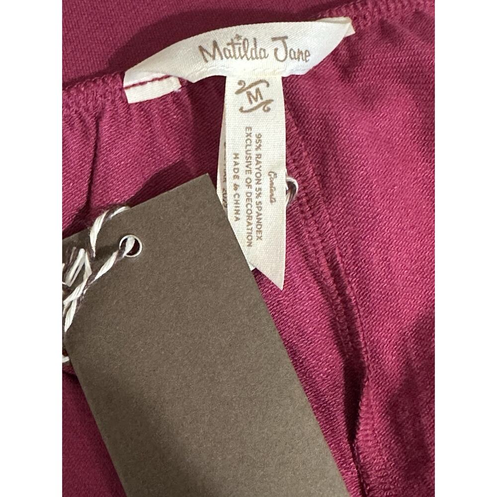 Matilda Jane Magenta Tulip Hem Capri Pants - Picture 8 of 9